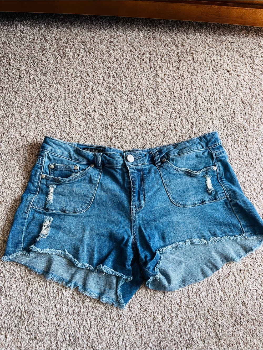 William Rast Distressed Jean Shorts Size 32